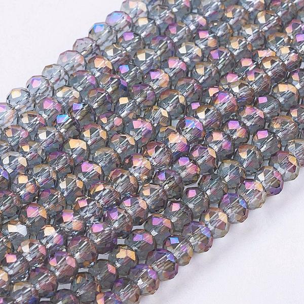 PandaHall Electroplate Glass Beads Strands, Faceted Rondelle, Full Rainbow Plated, Dark Violet, 3.5x2.5~3mm, Hole: 1mm, about..., Purple
PandaHall Electroplate Glass Beads Strands, Faceted Rondelle, Full Rainbow Plated, Dark Violet, 3.5x2.5~3mm, Hole: 1mm, about..., Purple