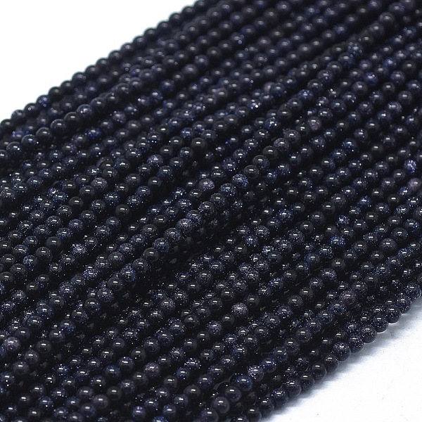 PandaHall Synthetic Blue Goldstone Beads Strands, Round, 2mm, Hole: 0.8mm, about 190pcs/strand, 15.35 inch(39cm) Blue Goldstone Round
PandaHall Synthetic Blue Goldstone Beads Strands, Round, 2mm, Hole: 0.8mm, about 190pcs/strand, 15.35 inch(39cm) Blue Goldstone Round