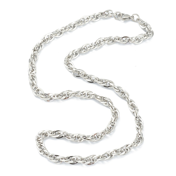 PandaHall 304 Stainless Steel Rope Chain Necklaces, with Lobster Claw Clasps, Stainless Steel Color, 19.80 inch(50.3cm), 5.5mm 304 Stainless...
PandaHall 304 Stainless Steel Rope Chain Necklaces, with Lobster Claw Clasps, Stainless Steel Color, 19.80 inch(50.3cm), 5.5mm 304 Stainless...