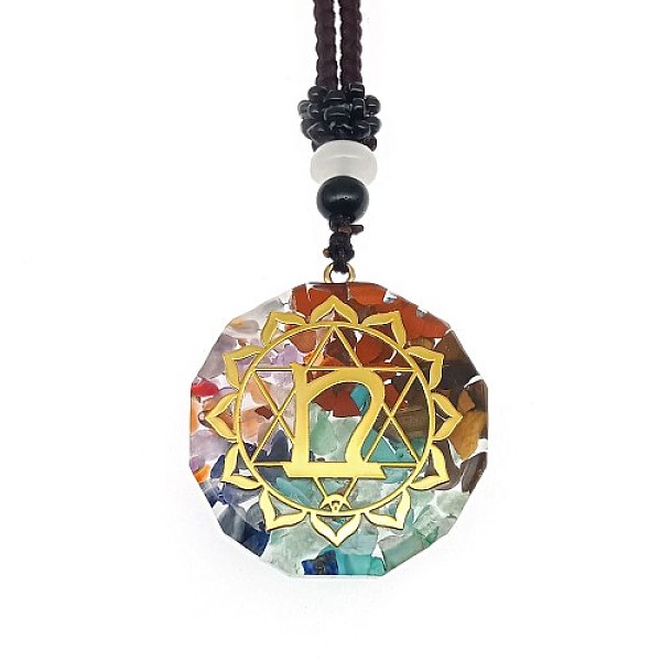 PandaHall Resin & Natural & Synthetic Mixed Gemstone Pendant Necklaces, Flower, 25.59 inch(65cm) Resin Flower
PandaHall Resin & Natural & Synthetic Mixed Gemstone Pendant Necklaces, Flower, 25.59 inch(65cm) Resin Flower