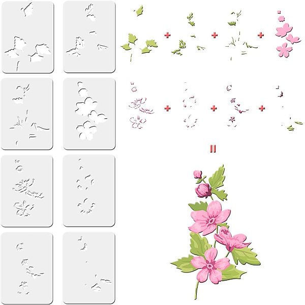 PandaHall FINGERINSPIRE 8 Pcs Layered Cherry Blossoms Stencils Drawing Painting Templates Sets Plastic Cherry Blossoms Painting Stencils...
PandaHall FINGERINSPIRE 8 Pcs Layered Cherry Blossoms Stencils Drawing Painting Templates Sets Plastic Cherry Blossoms Painting Stencils...