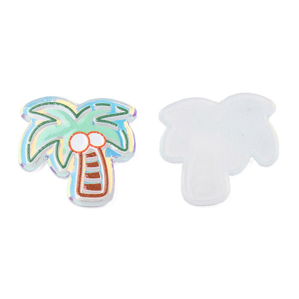 PandaHall Transparent Printed Acrylic Cabochons, Coconut Tree, Aquamarine, 24x23x2.5mm Acrylic Tree Green
PandaHall Transparent Printed Acrylic Cabochons, Coconut Tree, Aquamarine, 24x23x2.5mm Acrylic Tree Green