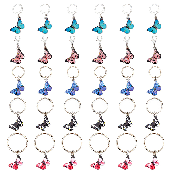 PandaHall WADORN® 30Pcs 5 Style Alloy Enamel Pendants Decoration, with 304 Stainless Steel Split Rings & Leverback Hoop, Zinc Alloy..., Multicolor
PandaHall WADORN® 30Pcs 5 Style Alloy Enamel Pendants Decoration, with 304 Stainless Steel Split Rings & Leverback Hoop, Zinc Alloy..., Multicolor