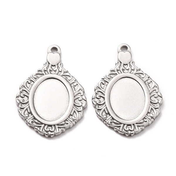 PandaHall 304 Stainless Steel Pendants Cabochons Settings, Oval, Stainless Steel Color, 22x15x1.5mm, Hole: 1.4mm 304 Stainless Steel Oval
PandaHall 304 Stainless Steel Pendants Cabochons Settings, Oval, Stainless Steel Color, 22x15x1.5mm, Hole: 1.4mm 304 Stainless Steel Oval