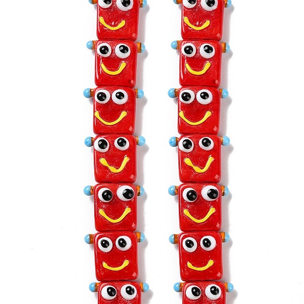 PandaHall Handmade Lampwork Beads Strands, Robot, Red, 16x19.5x9.5mm, Hole: 1.8mm, about 30pcs/strand, 18.90''(48cm) Lampwork Others Red
PandaHall Handmade Lampwork Beads Strands, Robot, Red, 16x19.5x9.5mm, Hole: 1.8mm, about 30pcs/strand, 18.90''(48cm) Lampwork Others Red