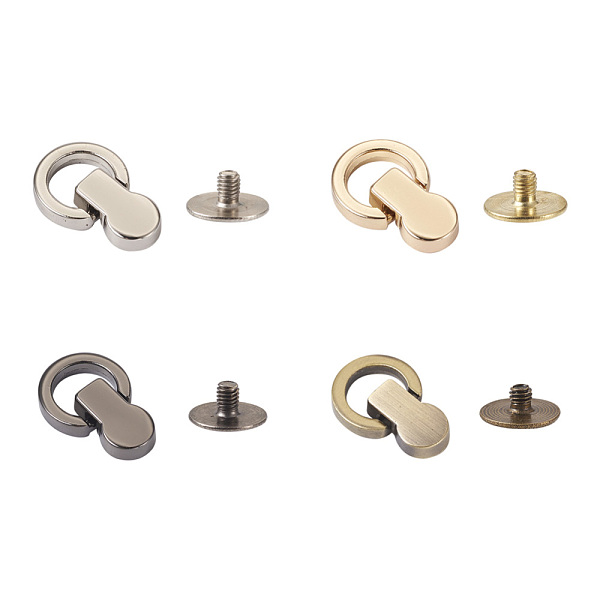 PandaHall 16 Sets 4 Colors Zinc Alloy Bag Lifting Ring, with Iron Screws & Finding, Bag Replacement Accessories, Mixed Color...
PandaHall 16 Sets 4 Colors Zinc Alloy Bag Lifting Ring, with Iron Screws & Finding, Bag Replacement Accessories, Mixed Color...