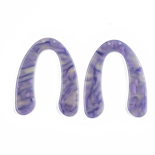 PandaHall Cellulose Acetate(Resin) Big Pendants, U Shape, Medium Purple, 52x42x2.5mm, Hole: 1.4mm Cellulose Acetate Others Purple
PandaHall Cellulose Acetate(Resin) Big Pendants, U Shape, Medium Purple, 52x42x2.5mm, Hole: 1.4mm Cellulose Acetate Others Purple