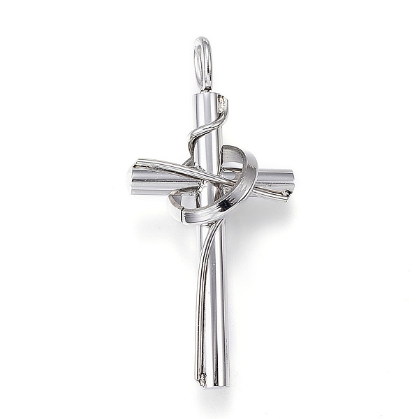PandaHall 304 Stainless Steel Pendants, Cross with Circle, Stainless Steel Color, 36x17x10mm, Hole: 4x2.5mm 304 Stainless Steel Cross
PandaHall 304 Stainless Steel Pendants, Cross with Circle, Stainless Steel Color, 36x17x10mm, Hole: 4x2.5mm 304 Stainless Steel Cross