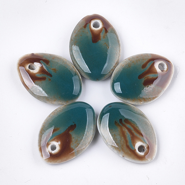 PandaHall Handmade Porcelain Pendants, Fancy Antique Glazed Porcelain, Eye, Cadet Blue, 25x18x5mm, Hole: 1.8mm Porcelain Eye Blue
PandaHall Handmade Porcelain Pendants, Fancy Antique Glazed Porcelain, Eye, Cadet Blue, 25x18x5mm, Hole: 1.8mm Porcelain Eye Blue