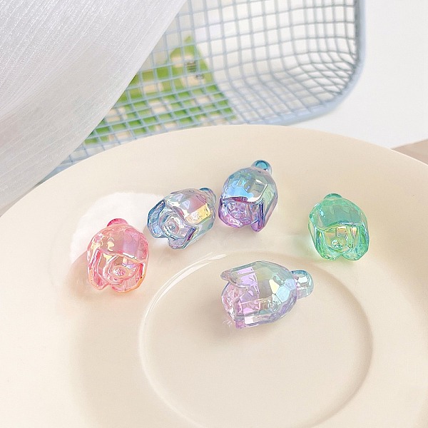 PandaHall Transparent Acrylic Bead, Flower, Mixed Color, 21.3x15.7x14mm, Hole: 3.5mm Acrylic Flower Multicolor
PandaHall Transparent Acrylic Bead, Flower, Mixed Color, 21.3x15.7x14mm, Hole: 3.5mm Acrylic Flower Multicolor
