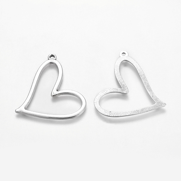 PandaHall Antique Silver Tibetan Style Heart Pendants, Lead Free, 38x41x2mm, Hole: 3mm Alloy Heart
PandaHall Antique Silver Tibetan Style Heart Pendants, Lead Free, 38x41x2mm, Hole: 3mm Alloy Heart