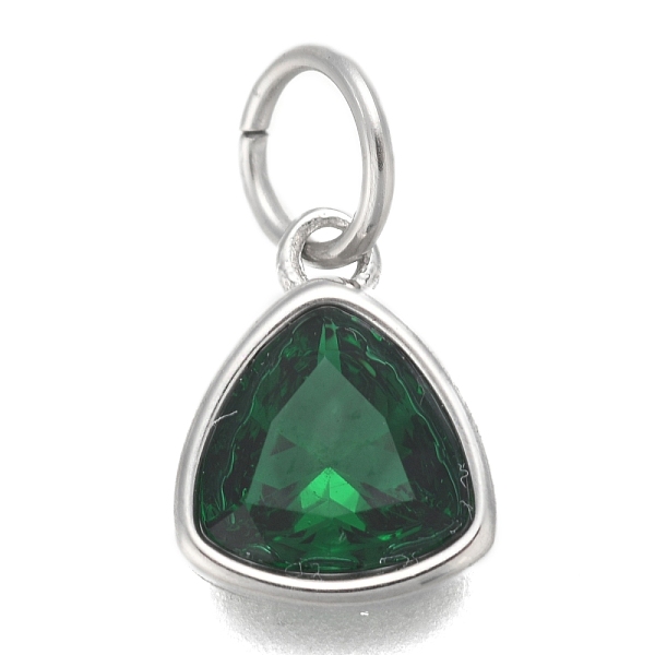 PandaHall 304 Stainless Steel Cubic Zirconia Pendant, Triangle, Stainless Steel Color, Teal, 12.5x9.5x5mm, Hole: 5mm Stainless Steel+Cubic..., Cyan
PandaHall 304 Stainless Steel Cubic Zirconia Pendant, Triangle, Stainless Steel Color, Teal, 12.5x9.5x5mm, Hole: 5mm Stainless Steel+Cubic..., Cyan