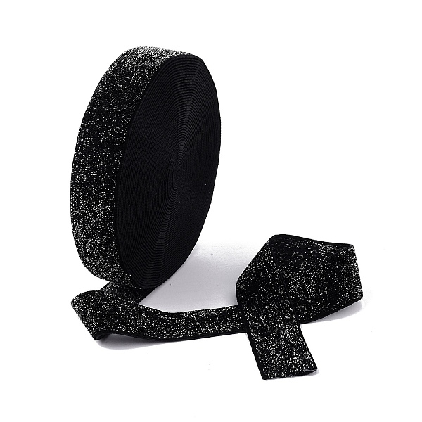 PandaHall 10 Yards Polyester Velvet Ribbon, Silver Glitter Ribbon, for DIY Jewelry Making, Black, 1 inch(25~26mm) Velvet None Black
PandaHall 10 Yards Polyester Velvet Ribbon, Silver Glitter Ribbon, for DIY Jewelry Making, Black, 1 inch(25~26mm) Velvet None Black