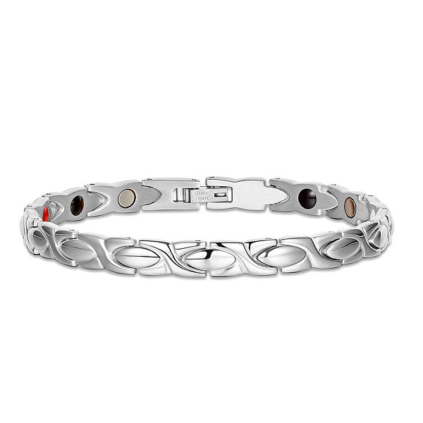 PandaHall SHEGRACE Stainless Steel Watch Band Bracelets, Stainless Steel Color, 7-7/8 inch(20cm) Stainless Steel
PandaHall SHEGRACE Stainless Steel Watch Band Bracelets, Stainless Steel Color, 7-7/8 inch(20cm) Stainless Steel