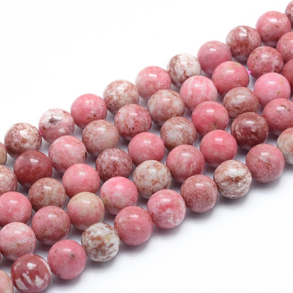 PandaHall Natural Rhodonite Beads Strands, Round, 10~10.5mm, Hole: 1mm, about 38pcs/strand, 15.75 inch(40cm) Rhodonite Round
PandaHall Natural Rhodonite Beads Strands, Round, 10~10.5mm, Hole: 1mm, about 38pcs/strand, 15.75 inch(40cm) Rhodonite Round