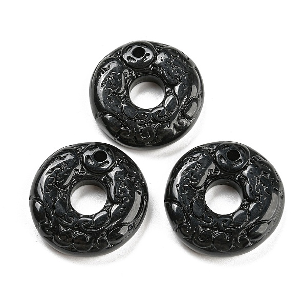PandaHall Opaque Resin Pendants, Textured Donut Charms, Black, 29.5x7.5mm, Hole: 3mm Resin Donut Black
PandaHall Opaque Resin Pendants, Textured Donut Charms, Black, 29.5x7.5mm, Hole: 3mm Resin Donut Black
