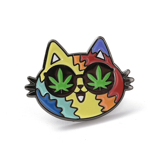 PandaHall Cartoon Rainbow Color Cat Shape Alloy Enamel Pin Brooch, for Backpack Clothes, Colorful, 19x25.5x1.5mm Alloy+Enamel Cat Shape
PandaHall Cartoon Rainbow Color Cat Shape Alloy Enamel Pin Brooch, for Backpack Clothes, Colorful, 19x25.5x1.5mm Alloy+Enamel Cat Shape