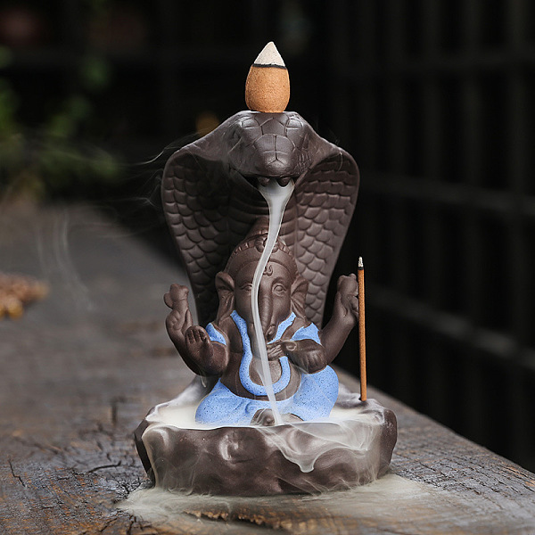 PandaHall Porcelain Snake Backflow Incense Burner Smoke Incense Holder, Creative Aromatherapy Burner Ornament Home Decor, Light Sky Blue...
PandaHall Porcelain Snake Backflow Incense Burner Smoke Incense Holder, Creative Aromatherapy Burner Ornament Home Decor, Light Sky Blue...