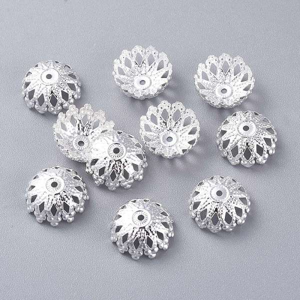 PandaHall 201 Stainless Steel Bead Caps, Multi-Petal, Flower, Silver, 12x5mm, Hole: 1.2mm 201 Stainless Steel
PandaHall 201 Stainless Steel Bead Caps, Multi-Petal, Flower, Silver, 12x5mm, Hole: 1.2mm 201 Stainless Steel