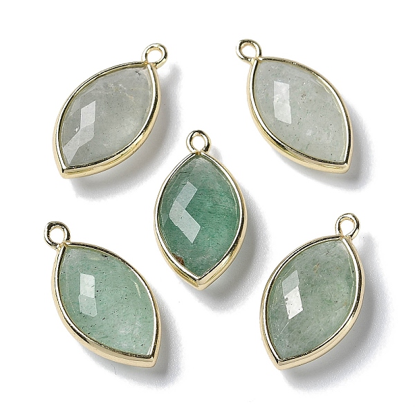 PandaHall Natural Green Quartz Pendants, with Platinum Brass Edge, Faceted, Horse Eye, 22x12x5.5mm, Hole: 1.8mm Green Quartz Eye
PandaHall Natural Green Quartz Pendants, with Platinum Brass Edge, Faceted, Horse Eye, 22x12x5.5mm, Hole: 1.8mm Green Quartz Eye