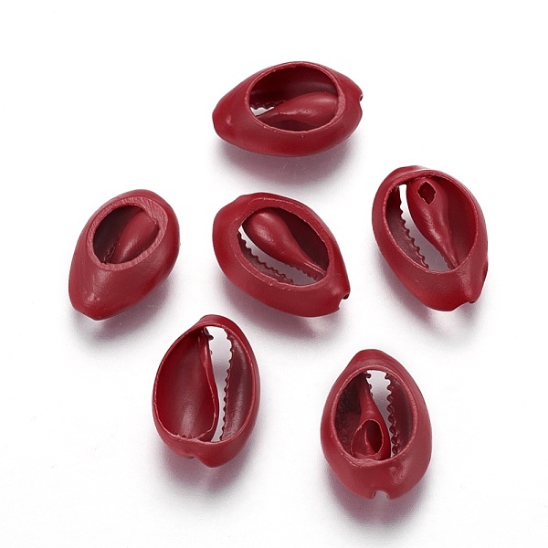 PandaHall Natural Shell Beads, Dyed, Cowrie Shell, Dark Red, 15~19x10~13x6~7mm, Hole: 1~3mm Cowrie Shell Shell Shape
PandaHall Natural Shell Beads, Dyed, Cowrie Shell, Dark Red, 15~19x10~13x6~7mm, Hole: 1~3mm Cowrie Shell Shell Shape