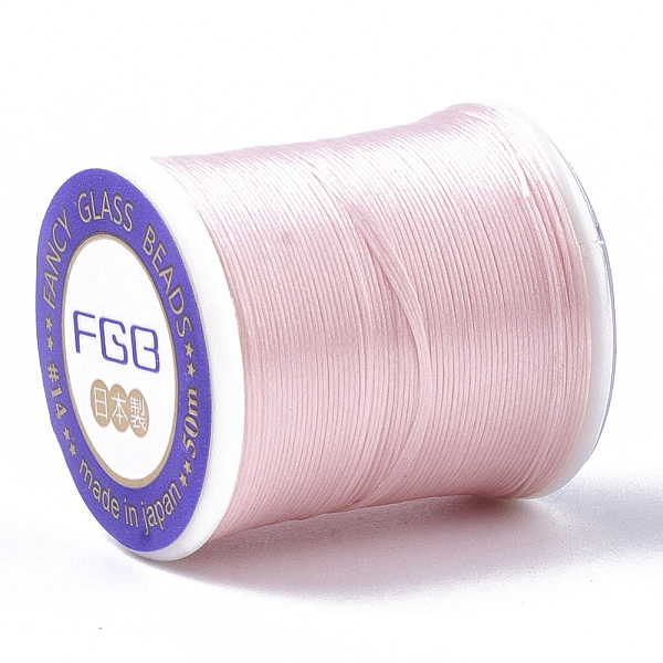 PandaHall Nylon 66 Coated Beading Threads for Seed Beads, Pink, 0.1mm, about 54.68 yards(50m)/roll Nylon Pink
PandaHall Nylon 66 Coated Beading Threads for Seed Beads, Pink, 0.1mm, about 54.68 yards(50m)/roll Nylon Pink