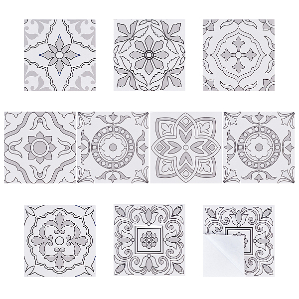 PandaHall PVC Mandala Matte Floor Decorative Stickers, Waterproof Tile Decals for Kitchen Wall Furniture DIY Decoration, Light Grey...
PandaHall PVC Mandala Matte Floor Decorative Stickers, Waterproof Tile Decals for Kitchen Wall Furniture DIY Decoration, Light Grey...
