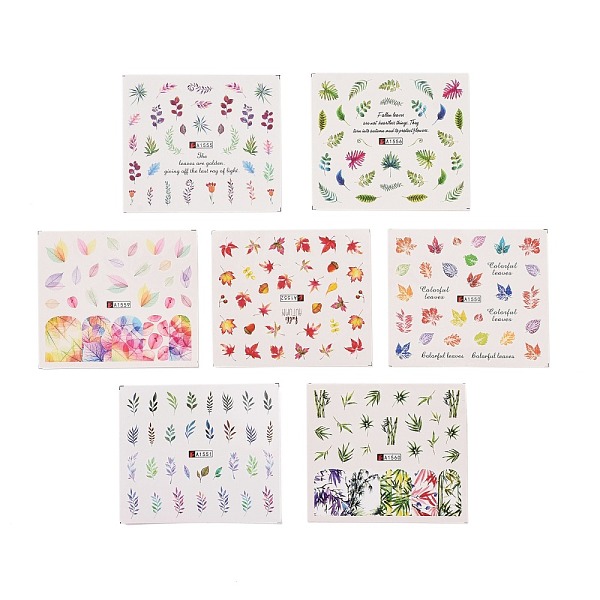 PandaHall Nail Art Water Transfer Sticker, Foliage/Leaf Watermark Nail Decals, for Woman Girls Nails Design Manicure Tips Decoration, Mixed..., Multicolor
PandaHall Nail Art Water Transfer Sticker, Foliage/Leaf Watermark Nail Decals, for Woman Girls Nails Design Manicure Tips Decoration, Mixed..., Multicolor
