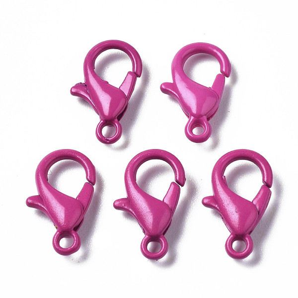 PandaHall Spray Painted Eco-Friendly Alloy Lobster Claw Clasps, Cadmium Free & Nickel Free & Lead Free, Camellia, 12.5x8x3mm, Hole: 1.2mm..., Pink
PandaHall Spray Painted Eco-Friendly Alloy Lobster Claw Clasps, Cadmium Free & Nickel Free & Lead Free, Camellia, 12.5x8x3mm, Hole: 1.2mm..., Pink