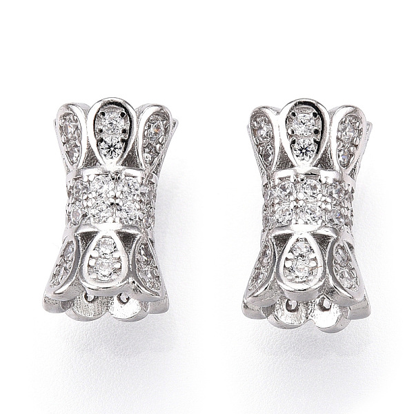 PandaHall Rhodium Plated 925 Sterling Silver Micro Pave Clear Cubic Zirconia Beads, Petal, Real Platinum Plated, 6x10x6mm, Hole: 2mm...
PandaHall Rhodium Plated 925 Sterling Silver Micro Pave Clear Cubic Zirconia Beads, Petal, Real Platinum Plated, 6x10x6mm, Hole: 2mm...