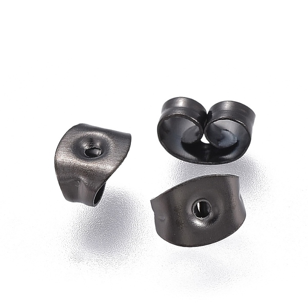 PandaHall 304 Stainless Steel Friction Ear Nuts, Electrophoresis Black, 6x4.5x3mm, Hole: 0.8mm 304 Stainless Steel
PandaHall 304 Stainless Steel Friction Ear Nuts, Electrophoresis Black, 6x4.5x3mm, Hole: 0.8mm 304 Stainless Steel