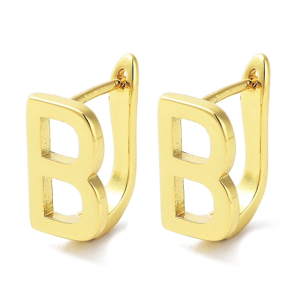 PandaHall Brass Letter Stud Earrings for Women, Lead Free & Cadmium Free, Real 18K Gold Plated, Letter B, 15x8mm Brass Letter B
PandaHall Brass Letter Stud Earrings for Women, Lead Free & Cadmium Free, Real 18K Gold Plated, Letter B, 15x8mm Brass Letter B