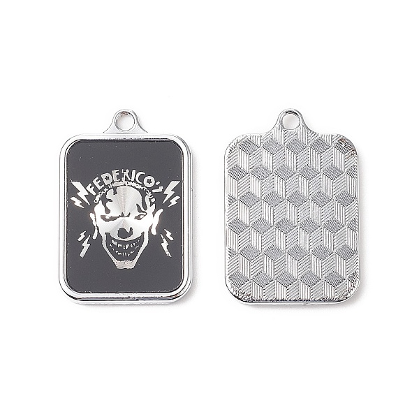PandaHall Acrylic Pendants, with Platinum Tone Alloy Findings, Lead Free & Cadmium Free, Rectangle, Skull, Black, 36.5x25x3mm, Hole: 3mm...
PandaHall Acrylic Pendants, with Platinum Tone Alloy Findings, Lead Free & Cadmium Free, Rectangle, Skull, Black, 36.5x25x3mm, Hole: 3mm...