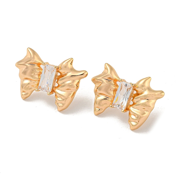 PandaHall Brass Stud Earrings, Bowknot, Real 18K Gold Plated, 16x22.5mm Brass Bowknot
PandaHall Brass Stud Earrings, Bowknot, Real 18K Gold Plated, 16x22.5mm Brass Bowknot