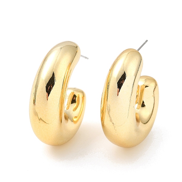 PandaHall Donut Acrylic Stud Earrings, Half Hoop Earrings with 316 Surgical Stainless Steel Pins, Golden Plated, 33x11mm Acrylic Donut
PandaHall Donut Acrylic Stud Earrings, Half Hoop Earrings with 316 Surgical Stainless Steel Pins, Golden Plated, 33x11mm Acrylic Donut