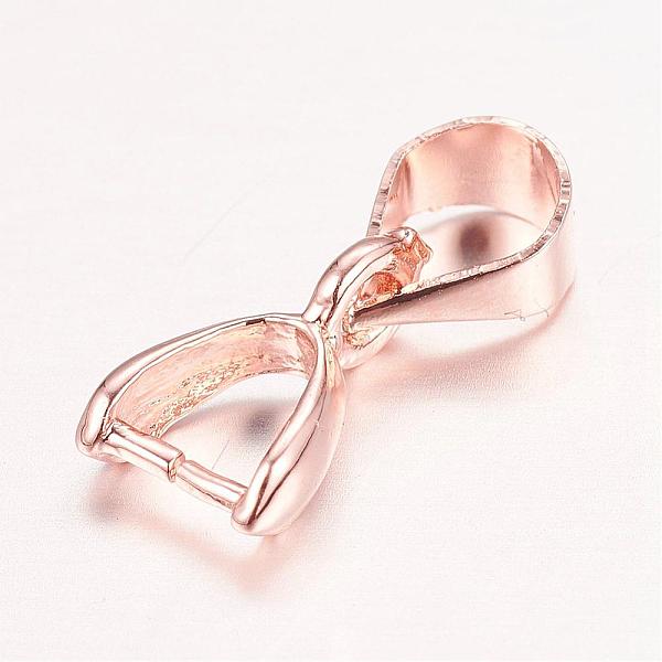 PandaHall Real Rose Gold Plated Brass Pendant Pinch Bails, Nickel Free, Rack Plating, 9x5x3mm, Hole: 4x5mm Brass
PandaHall Real Rose Gold Plated Brass Pendant Pinch Bails, Nickel Free, Rack Plating, 9x5x3mm, Hole: 4x5mm Brass