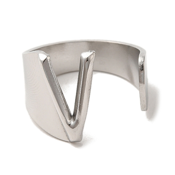 PandaHall 201 Stainless Steel Finger Rings, Letter V, Inner Diameter: 18mm 201 Stainless Steel Letter V
PandaHall 201 Stainless Steel Finger Rings, Letter V, Inner Diameter: 18mm 201 Stainless Steel Letter V