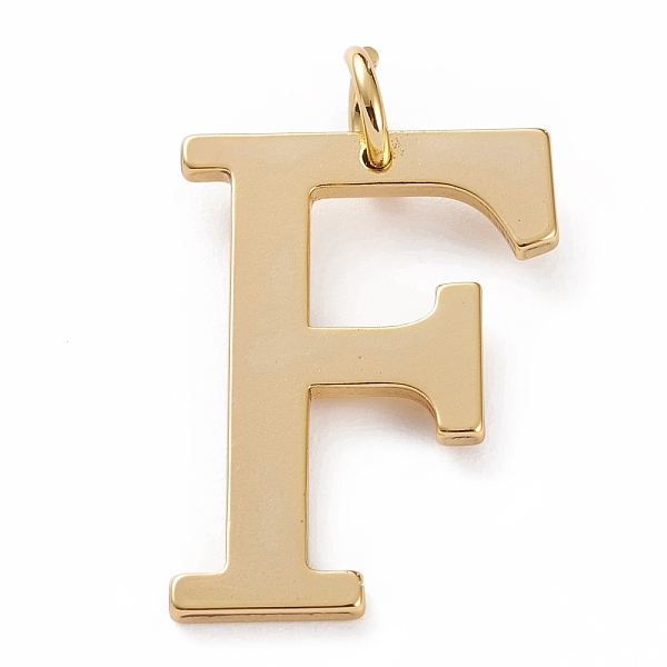 PandaHall Golden Brass Pendants, Long-Lasting Plated, Letter, Letter.F, 27x19x1.5mm, Hole: 3.5mm Brass Letter F
PandaHall Golden Brass Pendants, Long-Lasting Plated, Letter, Letter.F, 27x19x1.5mm, Hole: 3.5mm Brass Letter F
