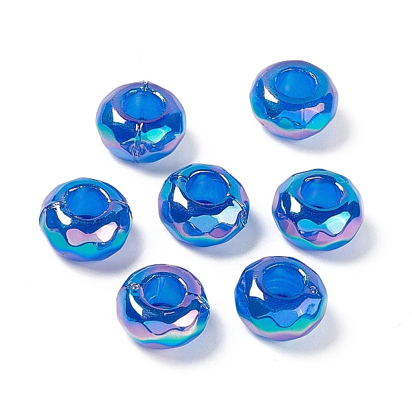 PandaHall Opaque Acrylic Beads, AB Color, Faceted, Rondelle, Blue, 13x7.2mm, Hole: 5.8mm Acrylic Rondelle Blue
PandaHall Opaque Acrylic Beads, AB Color, Faceted, Rondelle, Blue, 13x7.2mm, Hole: 5.8mm Acrylic Rondelle Blue