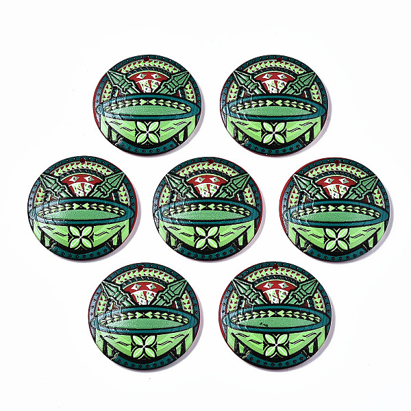 PandaHall 3D Printed Acrylic Pendants, Half Round/Dome, Light Green, 36.5x5.5mm, Hole: 1.6mm Acrylic Half Round
PandaHall 3D Printed Acrylic Pendants, Half Round/Dome, Light Green, 36.5x5.5mm, Hole: 1.6mm Acrylic Half Round