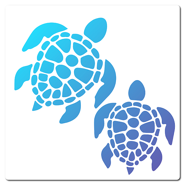 PandaHall PET Plastic Hollow Out Drawing Painting Stencils Templates, Square, Sea Turtle Pattern, 18x18cm Plastic Turtle
PandaHall PET Plastic Hollow Out Drawing Painting Stencils Templates, Square, Sea Turtle Pattern, 18x18cm Plastic Turtle