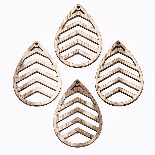 PandaHall Unfinished Hollow Wood Big Pendants, Undyed, Laser Cut Wood Shapes, Teardrop, Antique White, 57x39~40x2.5mm, Hole: 2mm Wood...
PandaHall Unfinished Hollow Wood Big Pendants, Undyed, Laser Cut Wood Shapes, Teardrop, Antique White, 57x39~40x2.5mm, Hole: 2mm Wood...