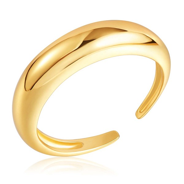 PandaHall 925 Sterling Silver Plain Band Open Cuff Ring for Women, Golden, US Size 5 1/4(15.9mm) Sterling Silver
PandaHall 925 Sterling Silver Plain Band Open Cuff Ring for Women, Golden, US Size 5 1/4(15.9mm) Sterling Silver