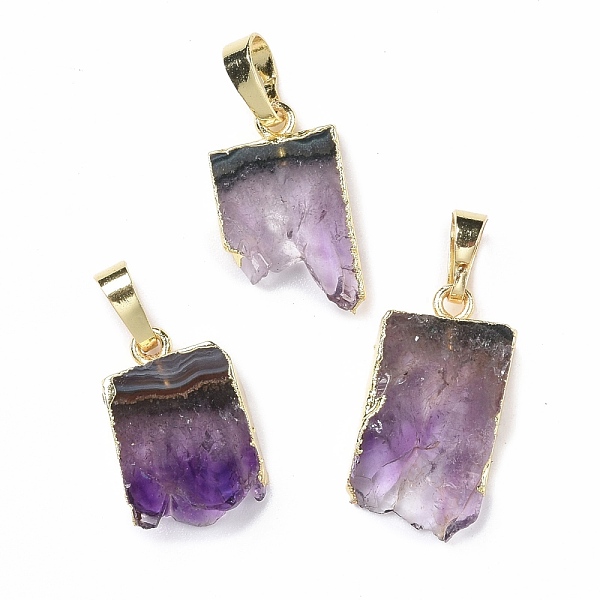 PandaHall Rough Raw Natural Amethyst Slice Pendants, with Eco-Friendly Brass, Lead Free & Cadmium Free, Golden, 18~24x11.5~14.5x3.5~5mm...
PandaHall Rough Raw Natural Amethyst Slice Pendants, with Eco-Friendly Brass, Lead Free & Cadmium Free, Golden, 18~24x11.5~14.5x3.5~5mm...