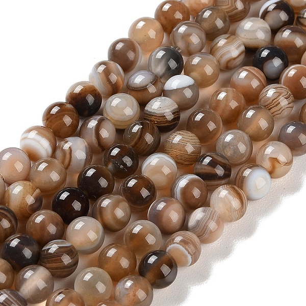 PandaHall Natural Striped Agate/Banded Agate Beads Strands, Dyed, Round, Camel, 6mm, Hole: 0.8mm, about 32pcs/strand, 7.60''(19.3cm) Banded..., Brown
PandaHall Natural Striped Agate/Banded Agate Beads Strands, Dyed, Round, Camel, 6mm, Hole: 0.8mm, about 32pcs/strand, 7.60''(19.3cm) Banded..., Brown