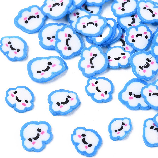 PandaHall Handmade Polymer Clay Nail Art Decoration, Fashion Nail Care, No Hole, Cloud, Blue, 3~5x5~7x0.5~1.5mm Polymer Clay Cloud Blue
PandaHall Handmade Polymer Clay Nail Art Decoration, Fashion Nail Care, No Hole, Cloud, Blue, 3~5x5~7x0.5~1.5mm Polymer Clay Cloud Blue