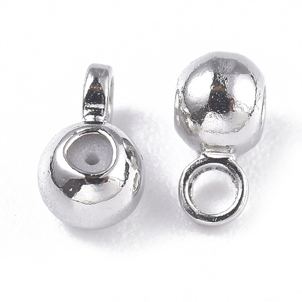 PandaHall Brass Tube Bails, Loop Bails, Bail Beads, with CCB Plastic Inside, Long-Lasting Plated, Round, Platinum, 5x3x2.2mm, Hole: 1.2mm...
PandaHall Brass Tube Bails, Loop Bails, Bail Beads, with CCB Plastic Inside, Long-Lasting Plated, Round, Platinum, 5x3x2.2mm, Hole: 1.2mm...