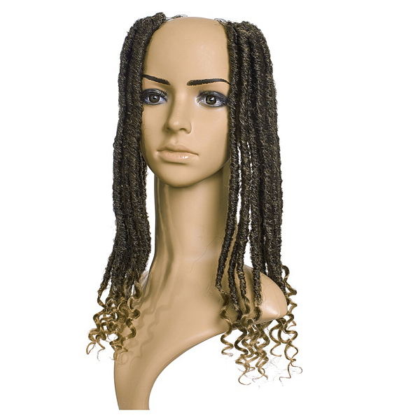 PandaHall Curly Faux Locs Crochet Hair, with Curly Ends, Crochet Goddess Locs Synthetic Braids Hair Extensions, Low Temperature Heat...
PandaHall Curly Faux Locs Crochet Hair, with Curly Ends, Crochet Goddess Locs Synthetic Braids Hair Extensions, Low Temperature Heat...