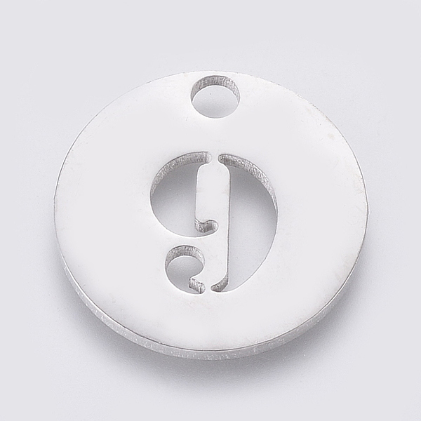 PandaHall 304 Stainless Steel Pendants, Cut-Out, Hollow, Flat Round with Number, Stainless Steel Color, Num.9, 19x1.5mm, Hole: 2.5mm 304...
PandaHall 304 Stainless Steel Pendants, Cut-Out, Hollow, Flat Round with Number, Stainless Steel Color, Num.9, 19x1.5mm, Hole: 2.5mm 304...