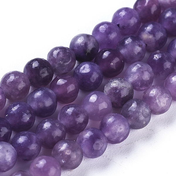 PandaHall Natural Lepidolite/Purple Mica Stone Beads Strands, Round, 4mm, Hole: 0.8mm, about 86pcs/strand, 15.51 inch(39.4cm) Lepidolite...
PandaHall Natural Lepidolite/Purple Mica Stone Beads Strands, Round, 4mm, Hole: 0.8mm, about 86pcs/strand, 15.51 inch(39.4cm) Lepidolite...